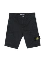 Stone Island Junior short cargo à patch Compass - Bleu - thumbnail