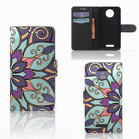 Motorola Moto C Plus Hoesje Purple Flower - thumbnail
