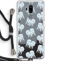 Octopussen: LG G7 Thinq Transparant Hoesje met koord