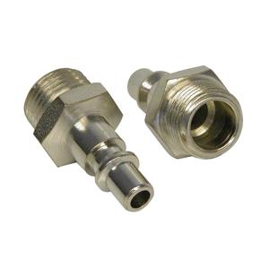 Adaptor 1/4 inch man buitendraad 3/8 inch 2 stuks 0684833