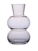 B-Living Vaas glas amalia ø12x20cm beige