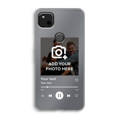 Music Player: Google Pixel 4a Transparant Hoesje