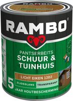 Rambo Pantserbeits Schuur & Tuinhuis Zijdeglans Transparant - Licht eiken - thumbnail