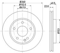 Remschijf 8DD355127361
