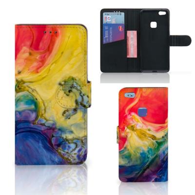 Hoesje Huawei P10 Lite Watercolor Dark Hoesje Huawei P10 Lite Watercolor Dark