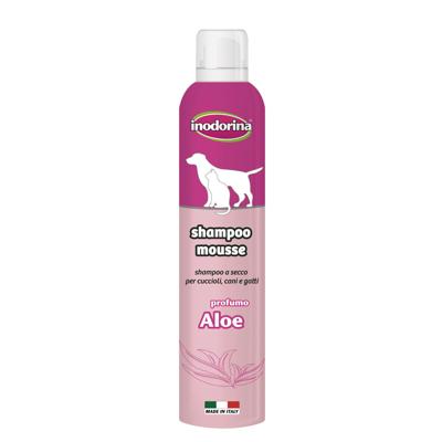 Dierenshampoo Inodorina 300 ml Schuim Aloë Vera