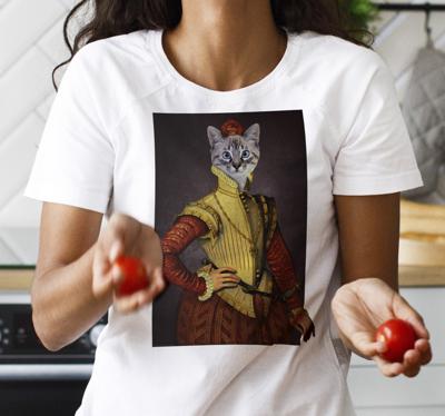 Gepersonaliseerde kat T-shirt