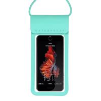 Outdoor duiken zwemmen mobiele telefoon touch screen waterdichte tas voor 6 tot 7 inch mobiele telefoon (blauw)