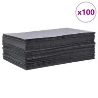 VidaXL Olie-absorberende pads 100 st 40x50 cm grijs