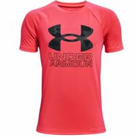 Kinder-T-Shirt met Korte Mouwen Under Armour Tech Hybrid Rood - Maat: S