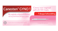 Canesten GYNO 1 Crème - 1 daagse behandeling
