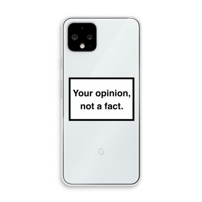Your opinion: Pixel 4 Transparant Hoesje