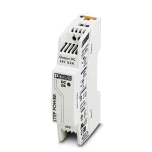 Phoenix Contact STEP-PS/48AC/24DC/0.5 DIN-rail netvoeding 24 V/DC 0.55 A 24 W Aantal uitgangen: 1 x Inhoud: 1 stuk(s)