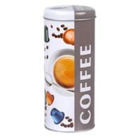 Koffie cups voorraadbus/bewaarblik - metaal - 18 x 8 cm - 1,2L - thumbnail