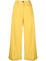 Myths pantalon ample à coupe courte - Jaune