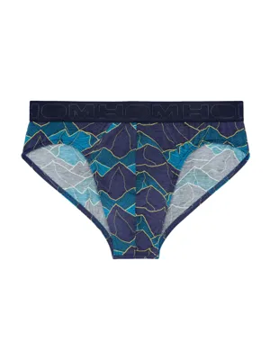 HOM - Mini Briefs - Lino - navy, Maat:L