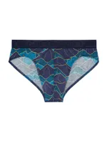 HOM - Mini Briefs - Lino - navy, Maat:L