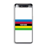 WK Wielrennen: Samsung Galaxy A80 Transparant Hoesje