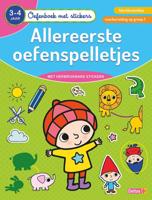 Oefenboek met stickers - Allereerste oefenspelletjes (3-4 j.) (Paperback)