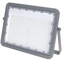 LED Bouwlamp - Aigi Zuino - 200 Watt - Helder/Koud Wit 6500K - Waterdicht IP65 - Kantelbaar - Mat Grijs - Aluminium