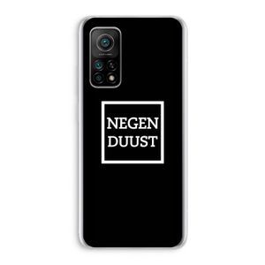 Negenduust black: Xiaomi Mi 10T 5G Transparant Hoesje
