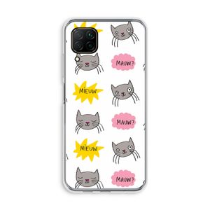 Meow: Huawei P40 Lite Transparant Hoesje
