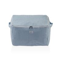 Opbergdoos Versa Corduroy 38 x 26 x 26 cm Blauw