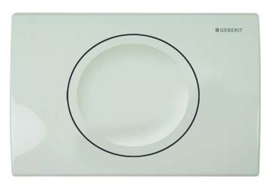 Wiesbaden Geberit Delta-11 enkele drukplaat wit