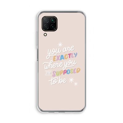 Right Place: Huawei P40 Lite Transparant Hoesje