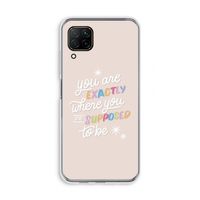 Right Place: Huawei P40 Lite Transparant Hoesje