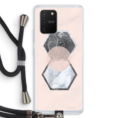 Creatieve toets: Samsung Galaxy S10 Lite Transparant Hoesje met koord