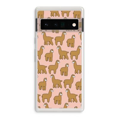 Alpacas: Google Pixel 6 Pro Transparant Hoesje