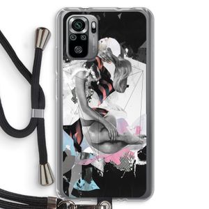 Camouflage de sommeil: Xiaomi Redmi Note 10S Transparant Hoesje met koord