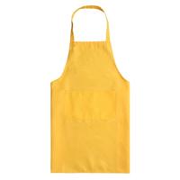 2st keuken chef schorten koken bakken schort met zakken (geel)
