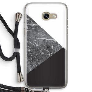 Combinatie marmer: Samsung Galaxy A5 (2017) Transparant Hoesje met koord