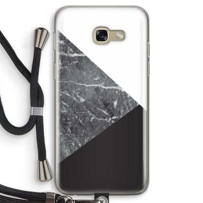 Combinatie marmer: Samsung Galaxy A5 (2017) Transparant Hoesje met koord