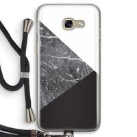 Combinatie marmer: Samsung Galaxy A5 (2017) Transparant Hoesje met koord