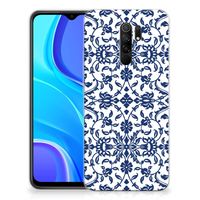 Xiaomi Redmi 9 TPU Case Flower Blue