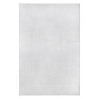 Karpet24 Stilo modern pluizig laagpolig tapijt, antislip onderkant, heerlijk zacht, 3d look, Gebroken wit-200 x 280 cm
