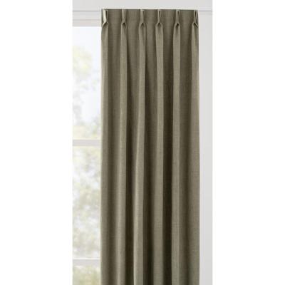 Leen Bakker - Gordijnstof Finn - Grijs - Polyester - Grijs#Groen - B150 Cm