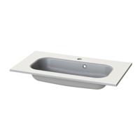 Wastafel Tiger S-line Oval 80 cm Mat Wit