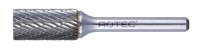 Rotec Opti-Line Hm-Stiftfrees | Model A | Z6 | Kruisvertand | Ø6x18x50xØ6 - 445.01.0601
