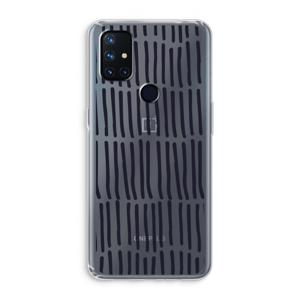 Moroccan stripes: OnePlus Nord N10 5G Transparant Hoesje