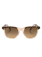 Ray-Ban lunettes de soleil à effet écailles de tortue - Marron