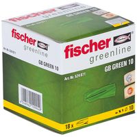 Fischer Fischer Deutschl. Gasbetondeuvel 10 mm 524871 18 stuk(s) - thumbnail