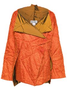 Issey Miyake Pre-Owned manteau à design colour block (années 1990) - Orange