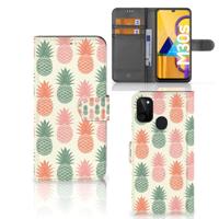 Samsung Galaxy M21 | M30s | Book Cover | Ananas