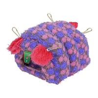 Pluche knaagdierhuis cocoon 20x22 cm inclusief kussen - Gebr de boon