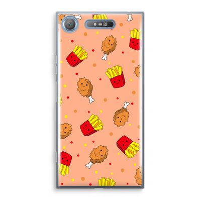 Chicken 'n Fries: Sony Xperia XZ1 Transparant Hoesje