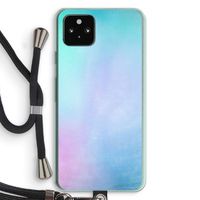mist pastel: Pixel 5a 5G Transparant Hoesje met koord
